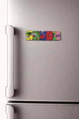 Saudi Arabia refrigerator magnet