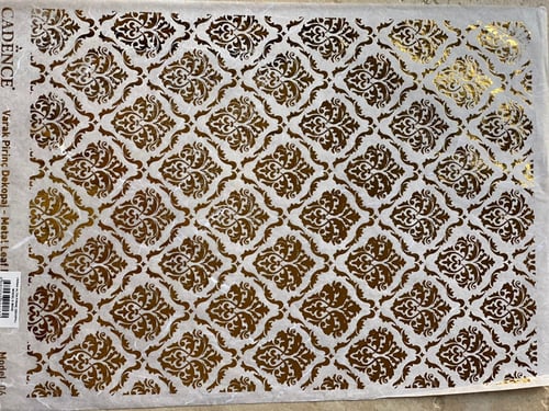 ورق أرز ميتالك مذهب