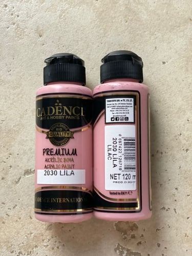 ألوان أكريليك ( تحتاج تأسيس ) 120 ملم