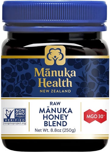 MGO 30+ Manuka Honey Blend وزن 250 جرام له طعم جمي...
