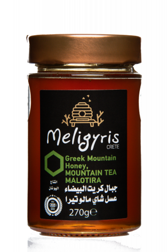 عسل شاي جبال كريت البيضاء وزن 270 جرام حائز على جا...