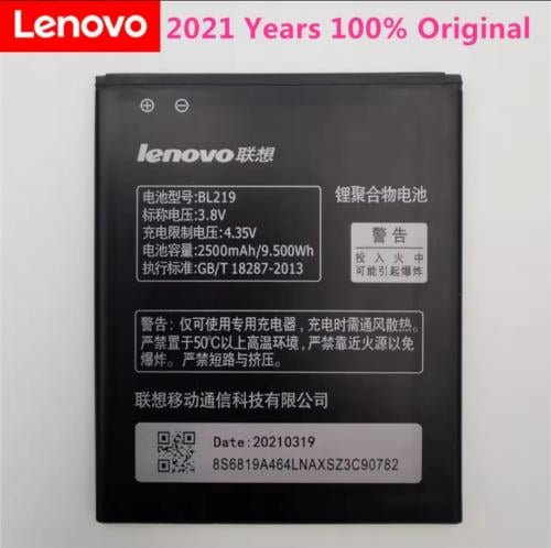 بطارية جوال لينوفو BL219 2500mAh موديل