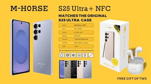 جوال ام هورس S25 Ultra شبية السامسونج M-horse S25...