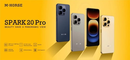 جوال ام هورس سبارك 20 برو 128GB M HORSE Spark 20 P...