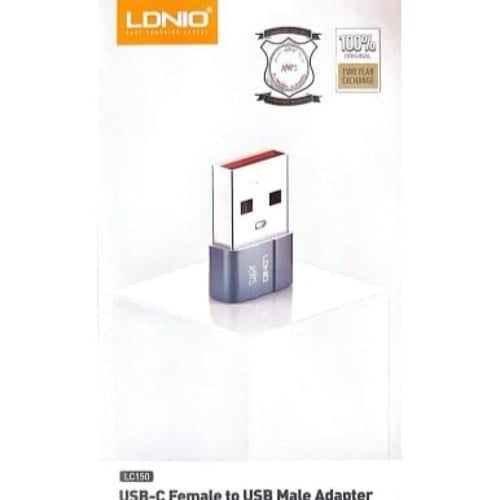 Ldnio محول OTG من يو اس بى ذكر الى تايب سى انثى -...