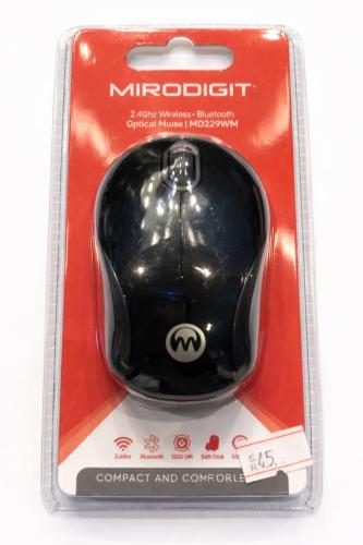 ماوس لاسلكي وبلوتوث من Microdigit طراز MD229WM