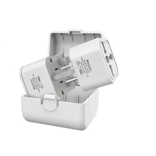 طقم محول قابس كهرباء MC25 من Yesido، متوافق عالميً...