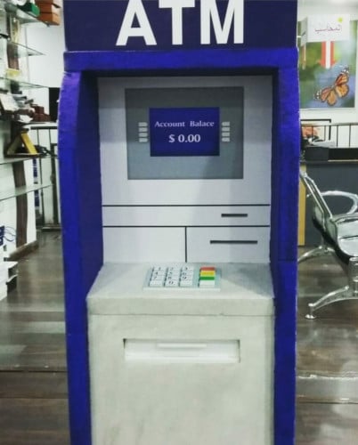 مجسم التحفيز الصراف البنكي