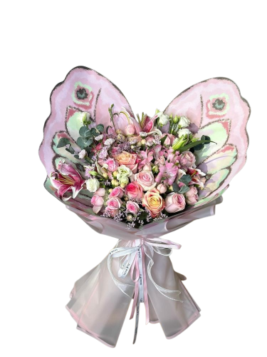 باقه الفراشه متوفرة بعده. اشكال