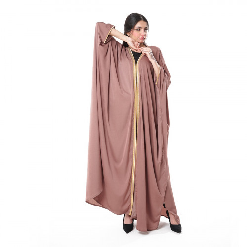 عباية بشت كلاسيك لون وردي