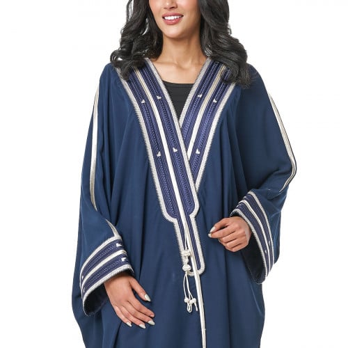 عباية بشت ملكي خاص لون كحلي