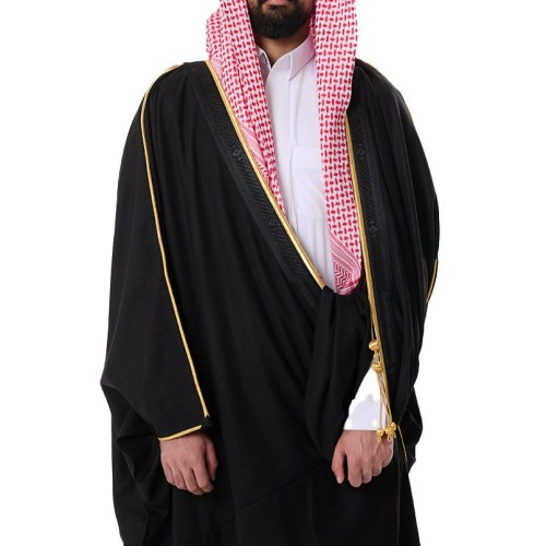 بشت شبكة مكسر زري حر كشميري لون اسود