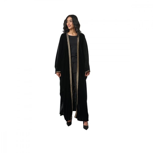 عباية بشت كلاسيك لون اسود - روز