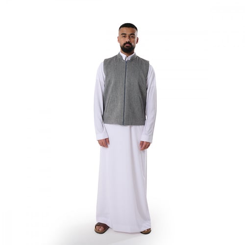 سديري صوف لون رصاصي