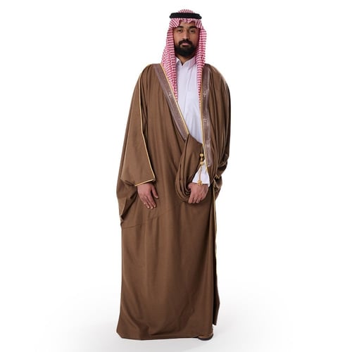 بشت شبكة مكسر زري حر كشميري لون بني