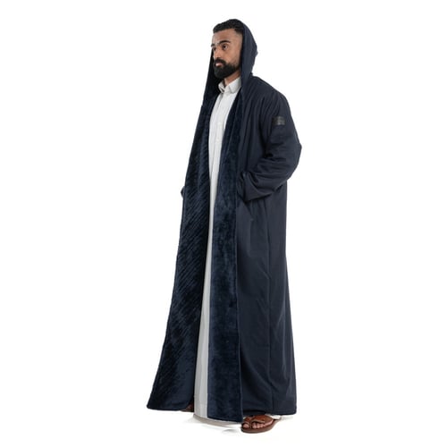 فروة كشميري جوخ كلاسيك لون كحلي
