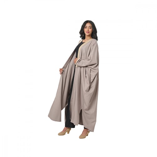 عباية بشت سنبلة لون بيج