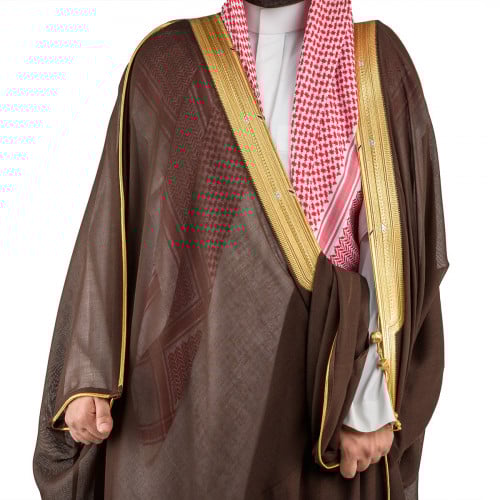 بشت ملكي غاط مصوف زري حر