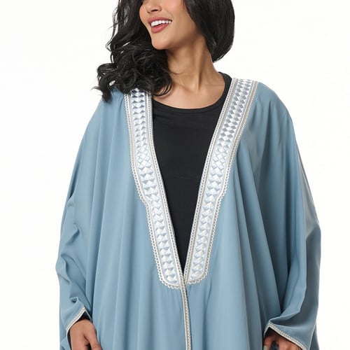 عباية بشت الاصالة لون ازرق