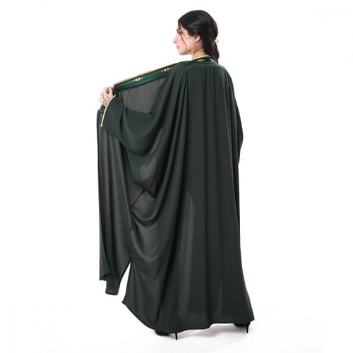 عباية بشت لنن لون اخضر