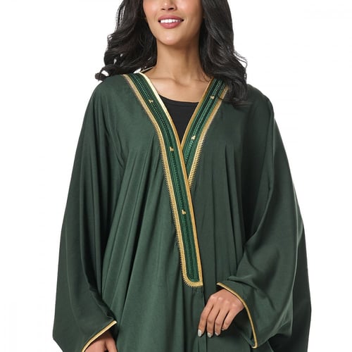 عباية بشت ملكي لون اخضر