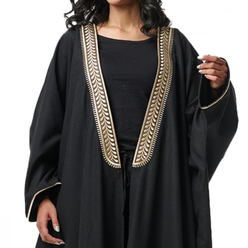 عباية بشت سنبلة لون اسود