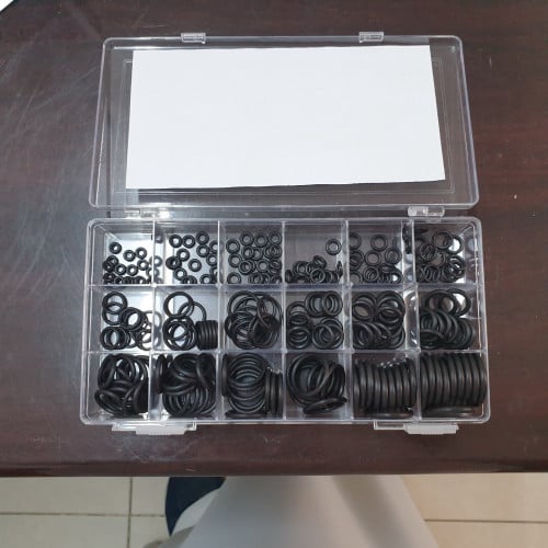 #10421W طقم ربلات 265 حبه / O-RING KIT BLACK 265 P...
