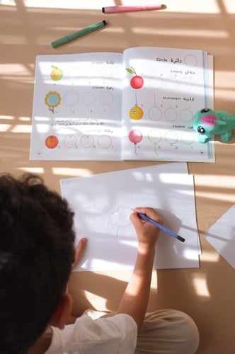 الرسم بأشكال بسيطة