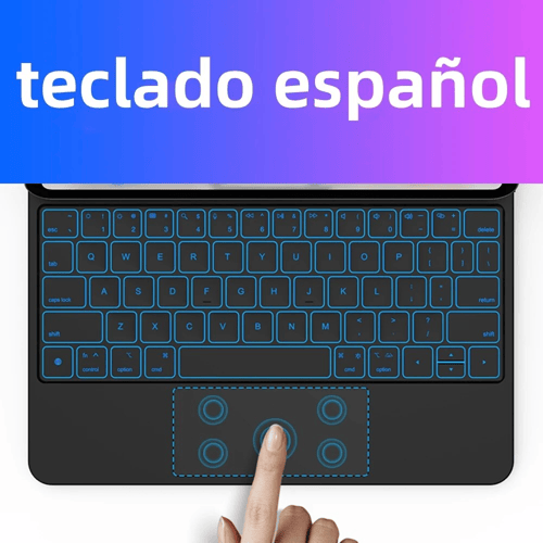 لوحة مفاتيح سحرية مع شاشة LCD ، حافظة لباد اير 6 ،...