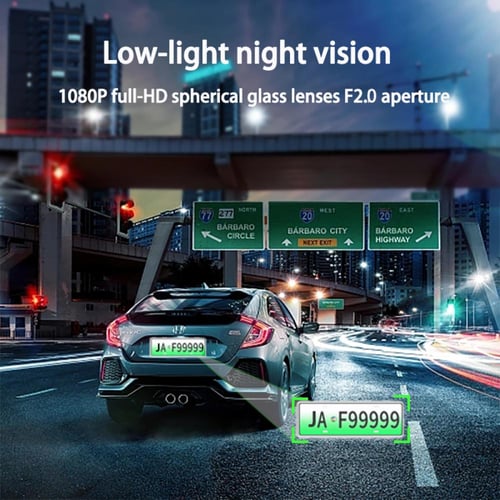 1080P سيارة Dvr 3 كامرا داش كام للسيارات كاميرا لم...