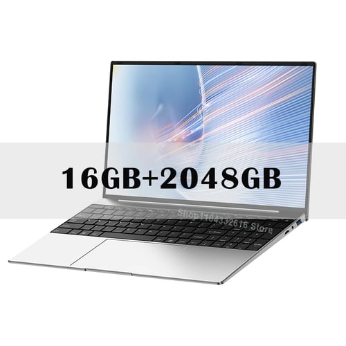 كمبيوتر محمول Intel N3700 مقاس 15.6 بوصة فائق النح...