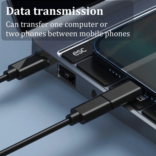 طقم كابل محول شحن USB متعدد 60 وات، طقم تحويل USB...
