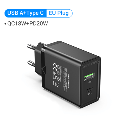 Vention 38 واط شاحن USB سريع نوع C PD شحن سريع آيف...