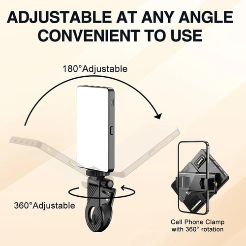 ضوء سيلفي للهاتف المحمول ، مصباح تعبئة للهاتف الخل...