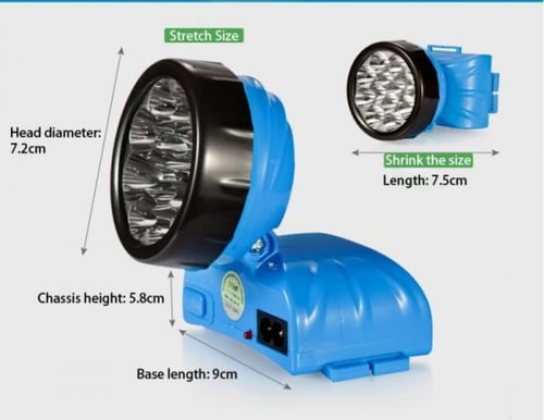 كشاف رأس ليد للتخييم