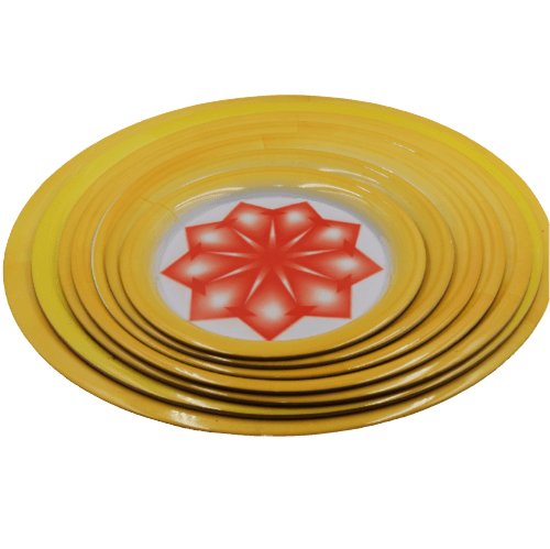 تبسي ميلامين نقشة غضار