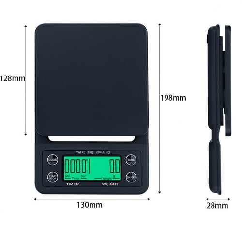 ميزان رقمي مع مؤقت