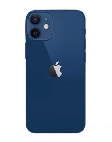 آيفون 12 ميني مع فيس تايم سعة 128 جيجابايت أزرق يد...