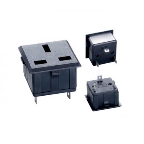 فيش طبلون ثلاثي 220V