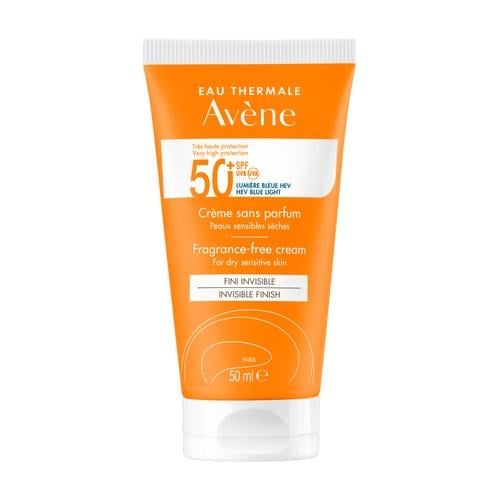 افين كريم واقي شمس 50+ غير معطر 50 مل
