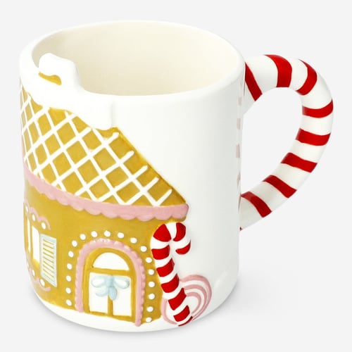 Gingerbread house mug