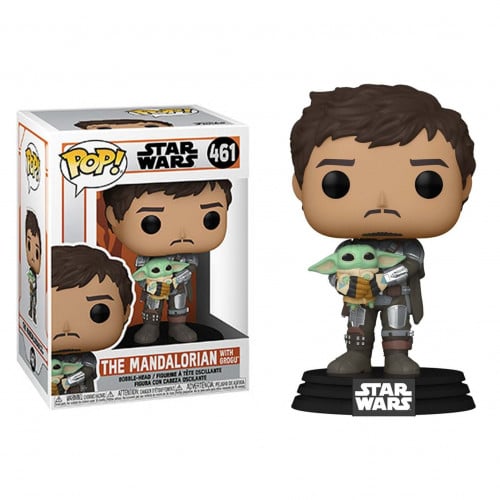 Funko POP! Star Wars: The Mandalorian - Mando Hold...