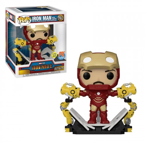 Funko Pop! Deluxe: Iron Man Mark IV with Gantry -...