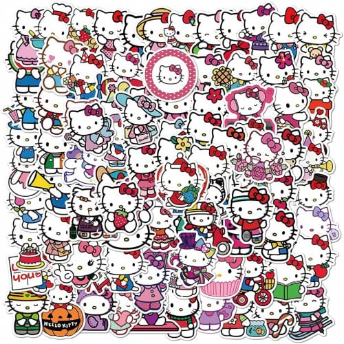 Hello Kitty - 50Pcs Stickers Bundle