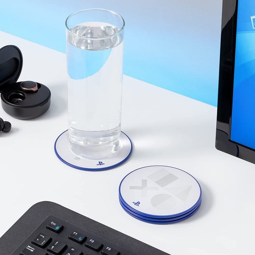 Paladone - Set of 4 PlayStation 5 Metal Coasters