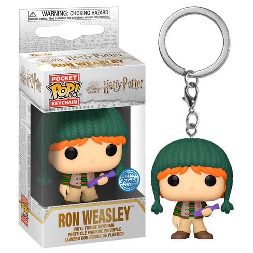 Pocket Pop! Keychain: Harry Potter Holiday - Ron W...
