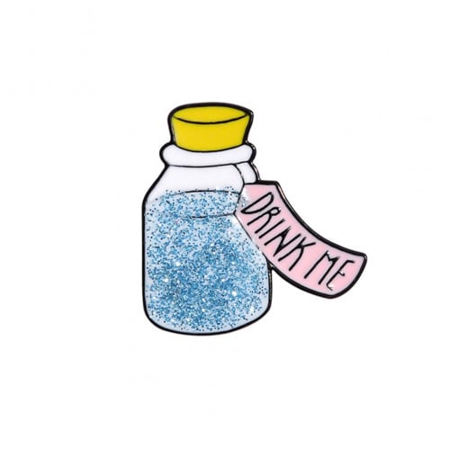 Drink Me Bottle Pin