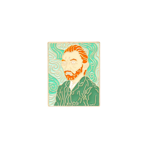 Van Gogh - Self-portrait Pin