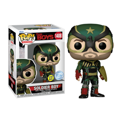 Funko Pop! The Boys - Soldier Boy - Glow in the Da...