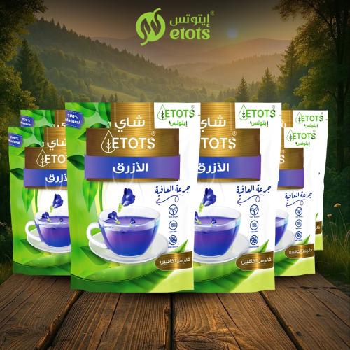 بكج ( شاي الازرق ) 6 عبوات